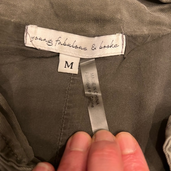 Young Fabulous & Broke Clara bomber jacket size M - Picture 5 of 9